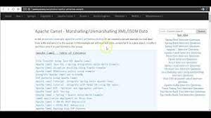This article describes how to get a json response from the restful web services using jersey implementation.jersey will use jackson to convert java objects to/form json.jackson objectmapper can parse json from a string, stream or file, and create a java object or object graph representing. Apache Camel Marshal Unmarshal Xml Json Data Example Youtube