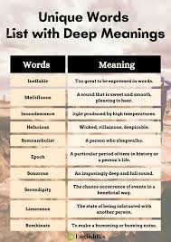 Mar 25, 2022 · 11 aesthetic korean words. Unique English Words With Deep Meanings Englishbix