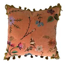 Maybe you would like to learn more about one of these? Vintage Hand Sewn Pink Velvet Throw Pillow Chairish