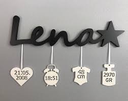 Name Badge With Dates Of Birth Etsy Walllighting Walllightingaccent Walllightingbedroom Walllightingbedside In 2020 Birth Gift Baby Decor Name Plate