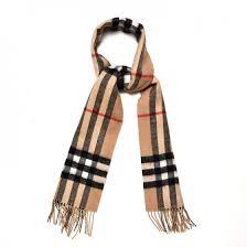 Width 30cm length 160cm excluding fring see allitem description. Burberry Metallic Polyester Cashmere Giant Check Reversible Fringe Scarf Camel 238908 Fashionphile