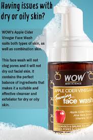 Exfoliating Face Wash Suitable For Dry Or Oily Skin Exfoliating Face Wash Apple Cider Vinegar Face Wash Beauty Skin Care