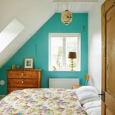 Choose a glorious metallic wallpaper like the one here or paint a wall in a contrasting color. Paint Color Ideas That Work In Small Bedrooms Apartment Therapy