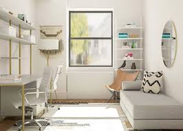 Not everybody has a large house and if you face the problem of lack of space combining the spaces is a great idea to solve it. Simple Office Meets Guest Room Decorating Ideas Modsy Blog Guest Bedroom Home Office Home Office Bedroom Guest Room Office