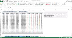 Excel Template Aging Of Accounts Receivable Templates Forms Checklists For Ms Office And Apple Iwork