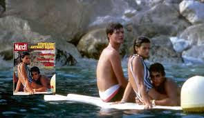 Ete 1984 Stephanie De Monaco Et Anthony Delon Anthony Delon Stephanie De Monaco Delon