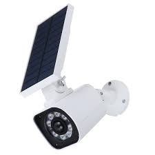 Motion sensor lights can scare burglars away if they are not familiar with this type of product, maybe. 1000lm 5w 8 Led Solar Power Led Light Dummy Security Camera Wall Lamp Motion Sensor Ip66
