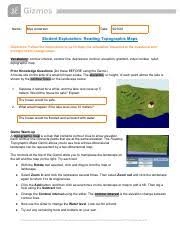 The feature that makes this possible is practice reading features from a map of a familiar area. L4mapreading Student Exploration Reading Topographic Maps L4mapreading Rtf Directions Titled Openthewebsite Www Explorelearning Com Then Course Hero