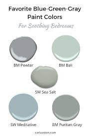 Saturated colour will wrap you in a cozy environment while pale shades. Favorite Blue Green Gray Paint Colors Perfect For A Tranquil Bedroom Designed