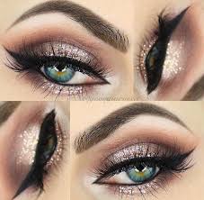 If your dress is matte, then you can have a sparkly gold shoe. Rose Gold Dress Makeup Event Makeup Eye Makeup