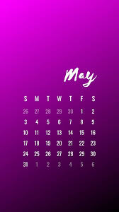 Calendar Wallpaper May 2020 Hot Pink In 2020 Calendar Wallpaper Polka Dots Wallpaper Dots Wallpaper