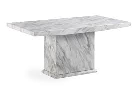 An abundance of modern dining table selections that feature glass, high gloss, and wood veneer material designs. Caceres 180cm Grey Marble Effect Dining Table 860 40 Go Furniture Co Uk