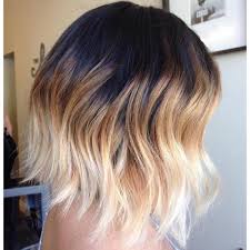 Short Black And Blonde Balayage Hair Eye Catching Contrast Blonde Ombre Short Hair Short Ombre Hair Short Hair Balayage