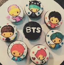 Pin By Linda Martinez On Birthday Ideas Bts Birthdays Bts Cake Birthday Cupcakes