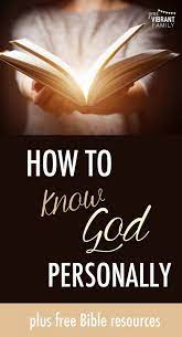 Can you have a relationship with god without fellowship? What Is A Personal Relationship With Jesus And How To Know God Personally Vibrant Christian Living