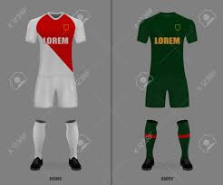 Thank you for visiting the monaco football shirts and jerseys store at soccer box. Football Kit Monaco 2018 19 Shirt Template For Soccer Jersey Royalty Free Cliparts Vectors And Stock Illustration Image 125252123