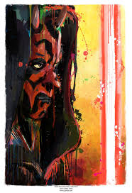 Sith Apprentice Maul 13x19 Artist Signed Print Archival Etsy Darth Maul Darth Maul Art Star Wars Art