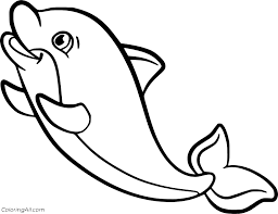 The brand is known for its unique and instantly recognizable style. Cute Cartoon Dolphin Coloring Page Coloringall