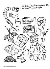 Compost Coloring Page Worksheets For Kids Color Fun Worksheets For Kids