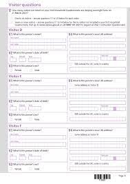 Only send back one paper form per envelope. The Census England Regulations 2020