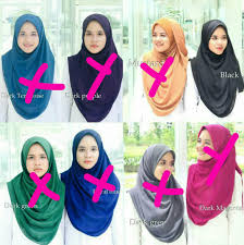Cara pakai tudung shawl terkini. Bawal Shawl Muslimah Fashion Scarves On Carousell