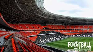 Donetsk is the home to two major professional football clubs: Shakhtar Donetsk Stadium Donbass Arena Football Tripper