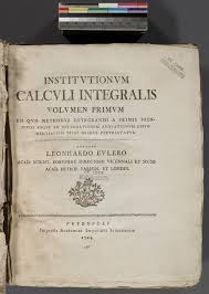 How do you spell calculus in a sentence? Mathematical Treasures Leonhard Euler S Integral Calculus Mathematical Association Of America