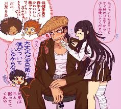 Elements and character designs from distrust were reworked into what later became danganronpa: Happy Birthday Mondo Owada Danganronpa