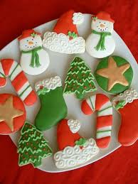 Check Out The Santa Hat And Stockings Decoracion De Galletas Navidenas Cupcakes De Navidad Snack Navidenos