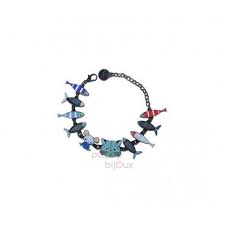 10 Sur Votre 1ere Commande Bracelet Chat Et Poisson Bleu En 2020 Bijoux Colliers Assortis Bijoux Bracelet