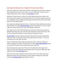 open stage recording dance clips village desi girl dance program videos by  jainitshah1995 - Issuu