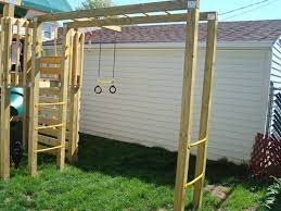 Are you the first backyard ninja? Easy And Inexpensive Monkey Bar Setup Swing And Slide Diy Monkey Bars Monkey Bars