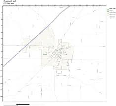 Amazon.com: Código Postal pared Mapa del Prescott, AR Código Postal Mapa  laminado: Productos de Oficina