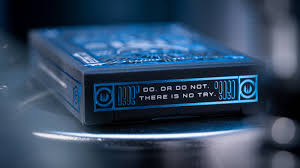 Each card features a different image; These Dark And Light Side Decks Are Themed Like Star Wars