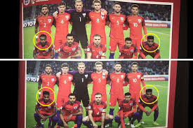 Player details provided on all current squad members including age, caps, goals and current domestic club. England Spot The Difference Puzzle Branded Racist For Swapping Heads Of Black Players Daniel Sturridge And Danny Rose