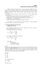 Check spelling or type a new query. Pdf Bab Xi Pengujian Hipotesis Rata Rata Arif Miboy Academia Edu