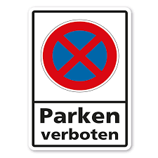 Parken verboten in der neuen begegnungszone. Parkplatzschild Halteverbotsschild Parken Verboten Absolutes Halteverbot Verkehrsschild P H 13 Deinschilderdruck De
