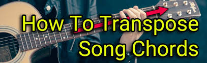 how to transpose guitar chords