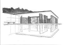 The furthest resolved surviving interior sketch plays a similar game (fig. Our Project Barcelona Pavilion