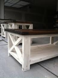 Rustic X Coffee Table Do It Yourself Home Projects From Ana White Ityourselffurnitureplans Home Diy X Coffee Table Rustic Coffee Tables