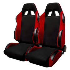 Spec D Racing Seats Jdm Bride Style Black Red Cloth Pair Rs 505 2 Racing Seats Black And Red Racing Harness