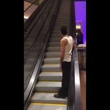 Explore and share the best escalators memes and most popular memes here at memes.com. 14 Escalator Mishaps Ideas Escalator Funny Gif Bones Funny