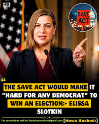 Elissa Slotkin Says SAVE Act Could Prevent Millions of Eligible Voters From Registering Elissa Slotkin is drawing attention after criticizing the proposed SAVE Act, arguing that its requirement for documentary proof of
