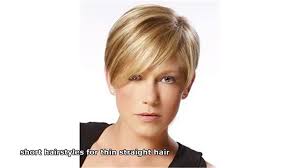 Whether that's short or long, layered or banged, or a bit of both, remember that your hair is what makes you beautiful—and you. Short Hairstyles For Thin Straight Hair Video Dailymotion