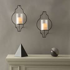 Lights Com Decor Flameless Candles Flameless Pillar Candles Hurricane Glass Flameless Candle Wall Sconce With Remote Set Of 2