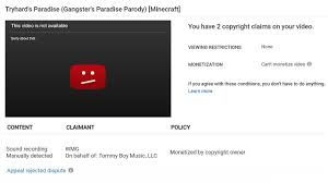 I Copyright Claimed My Own Youtube Video To Get It Re Monetized Youtube