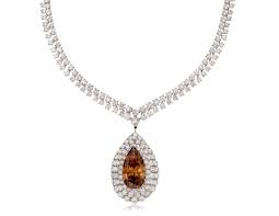 A $100 million diamond peacock. Graff Colored Diamond And Diamond Necklace With Gia Report Christie S