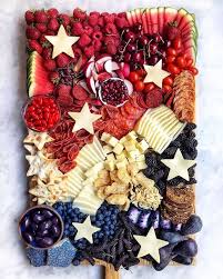 Patriotic Charcuterie Board Fourth Of July Food 4th Of July Desserts Charcuterie And Cheese Board