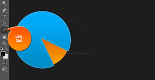 how to create a colorful pie chart design in photoshop