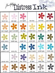 Distress Ink Color Chart 2017 Little Art Cottage